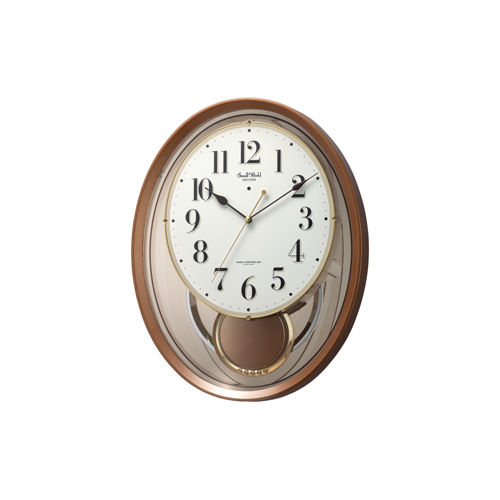 電波時計 スモールワールド リズム時計 - インテリア時計